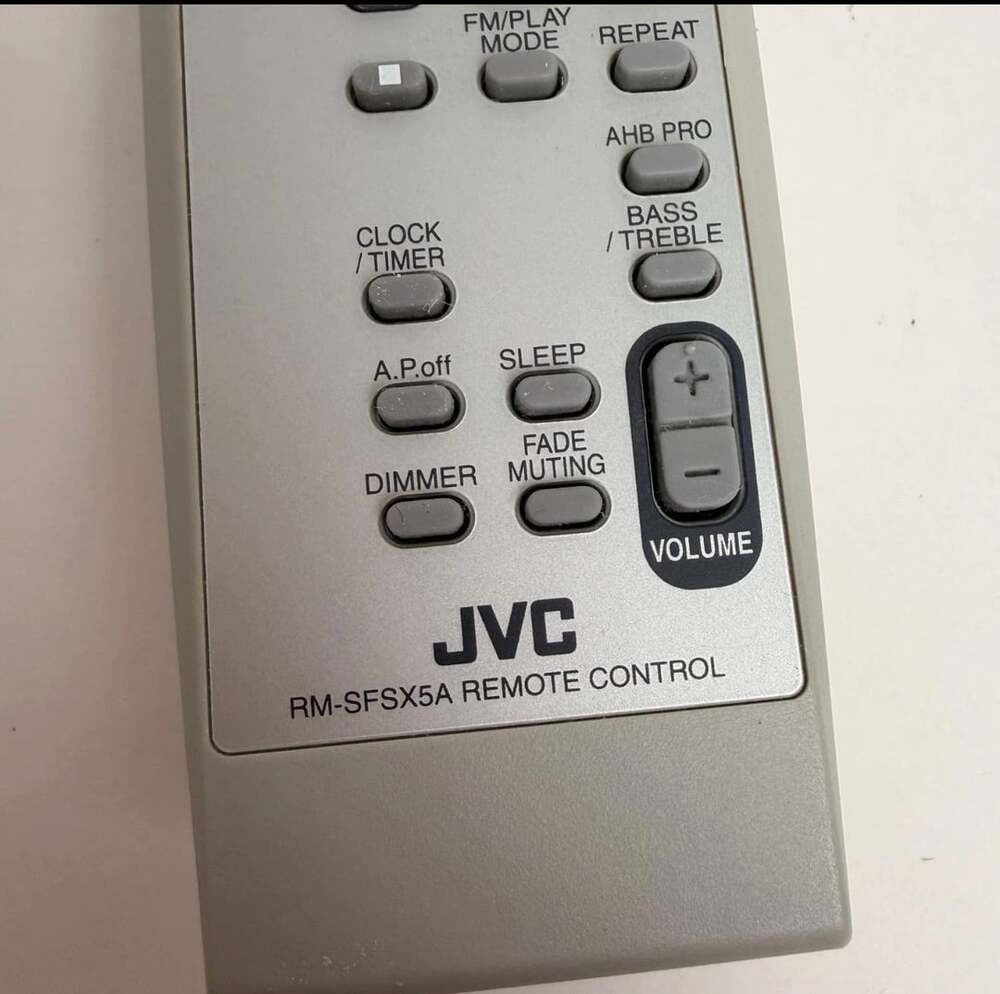 Jvc Rm-Sfsx5A Remote Control Grey Audio System Stereo - Picture 2 of 5